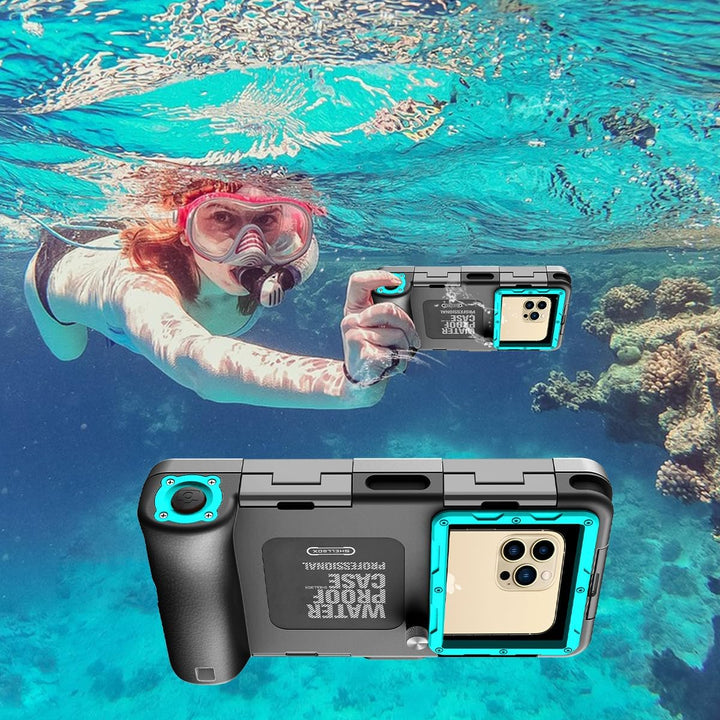 ShellBox wasserdichte Handyhülle 7.0 Zoll Unterwasser Wasserfeste Handy Wasserschutzhülle Handytasch