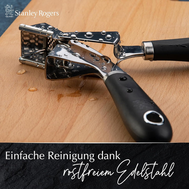 Stanley Rogers Knoblauchpresse Pride – Frischer Knoblauch ganz einfach mit der Handpresse gepresst –
