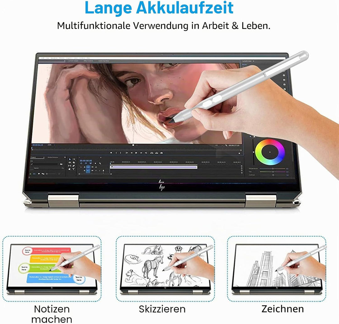 Stylus für Pen Stift HP Modell,Aktiver Stift mit Palm Rejection-Technologie,für HP Stift Envy x360,H