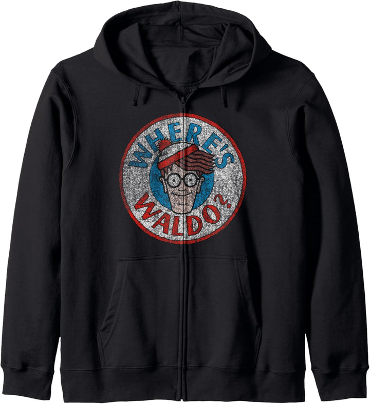 Where's Waldo? Waldo Logo Kapuzenjacke