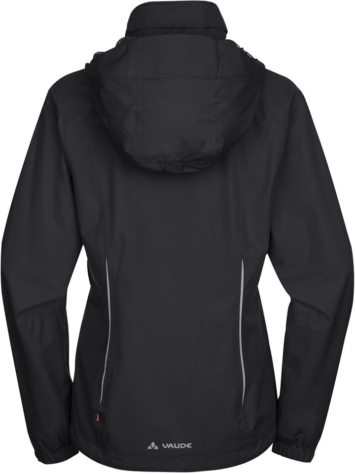 VAUDE Escape Bike Light Regenjacke Damen – Gefütterte Regenjacke mit 2-Lagen Membran, reflektierende