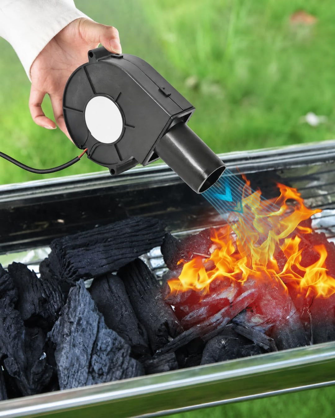 Regelbar Radiallüfter 12V mit Luftauslass: Turbinengebläse 220V Gebläse Lüfter mit Drehzahlregler fü