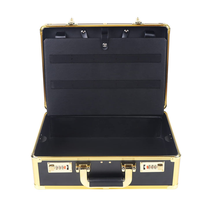 Tragbar Grosser Friseursalon Stylist Koffer, 40x28cm Werkzeug Organizer, Kosmetikkoffer Mit Passwort