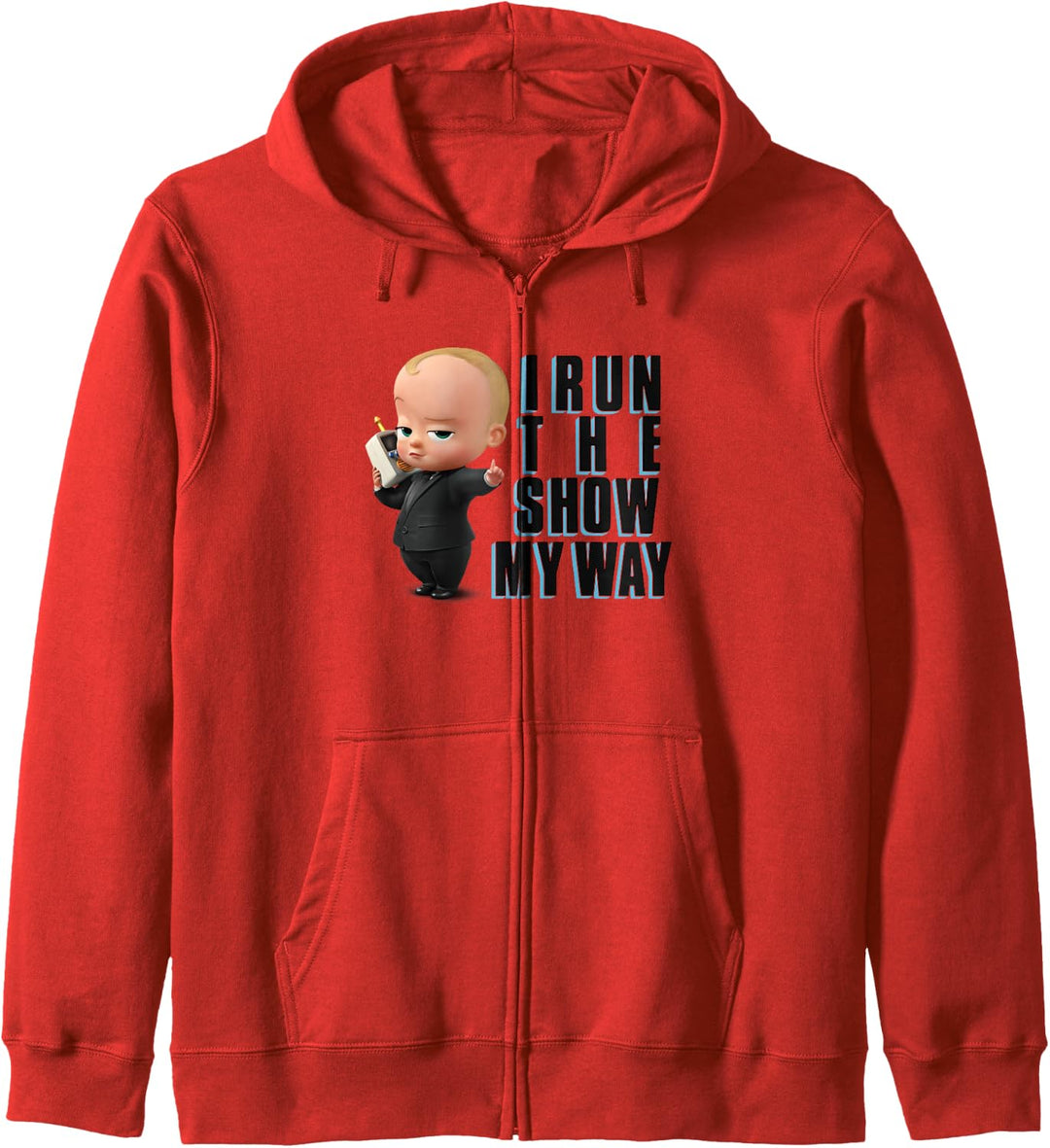 Boss Baby Führen Sie die Show durch Kapuzenjacke