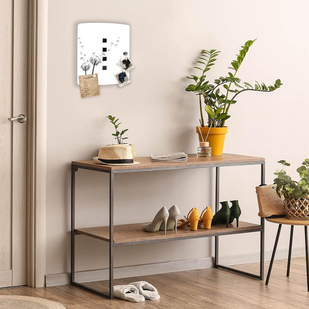 banjado® Design Schlüsselkasten aus Edelstahl mit Motiv Pusteblume 2 für 10 Schlüssel - Schlüsselsch