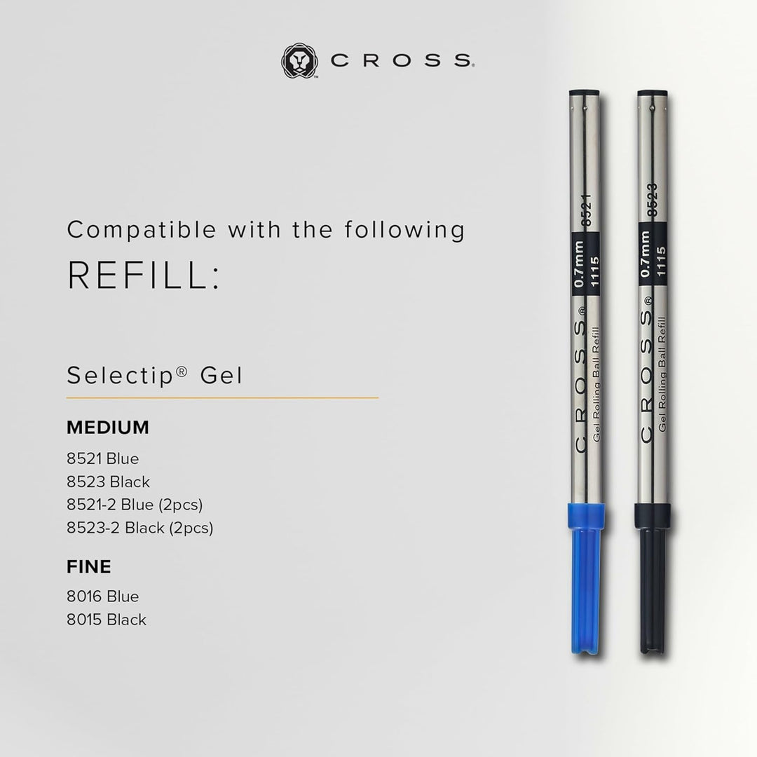 Cross Edge Rollerball (Strichstärke M, Schreibfarbe: schwarz, nachfüllbar, inkl. Premium Geschenkbox