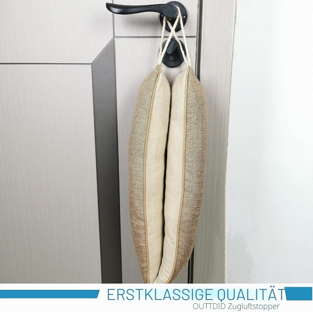 Zugluftstopper für türen, 93cm Schwerer Zugluftstopper tür Zugluftstopper Windstopper Türluftstopper