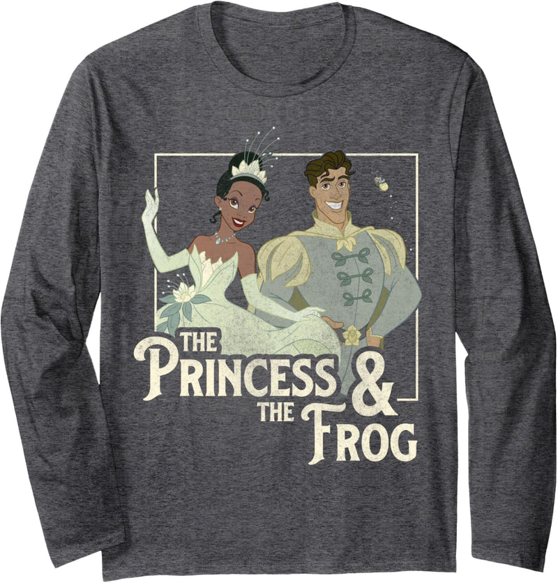 Disney The Princess & The Frog Tiana & Naveen Portrait Langarmshirt