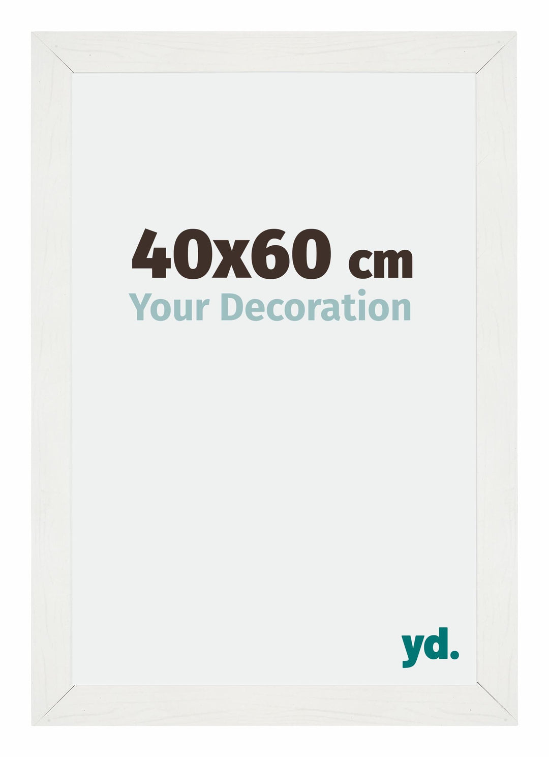yd. Your Decoration - Bilderrahmen 40x60 cm - Bilderrahmen aus MDF mit Acrylglas - Antireflex - Ausg