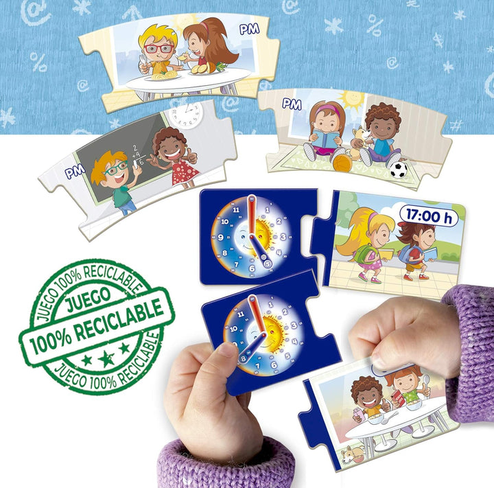Educa - Ich lerne die Stunden | Lernen Macht Spass, Lernspielzeug für Kinder von 5 Jahren | Wo sie L
