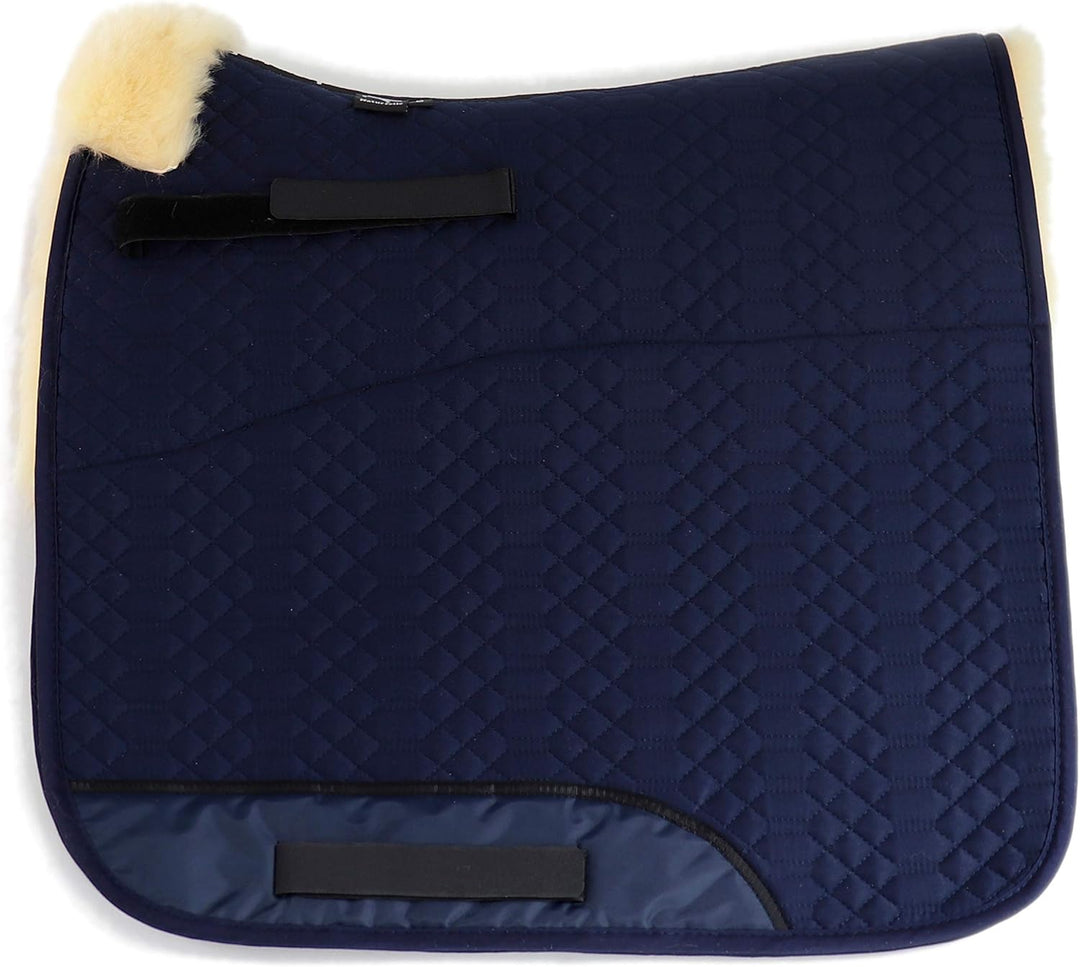 Engel Reitsport Lammfell Schabracke Half Lined SCHABRA1-D-MAR-MED Steppstoff Marineblau Fell med. Dr