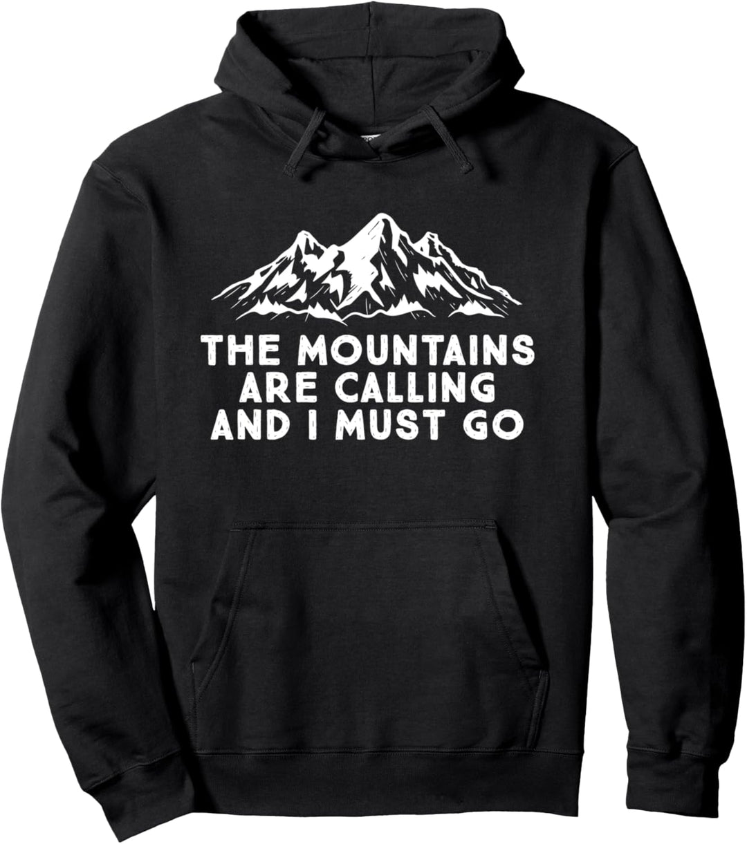 Die Berge Rufen Und Ich Muss Los Skifahren Wandern Skitour Pullover Hoodie