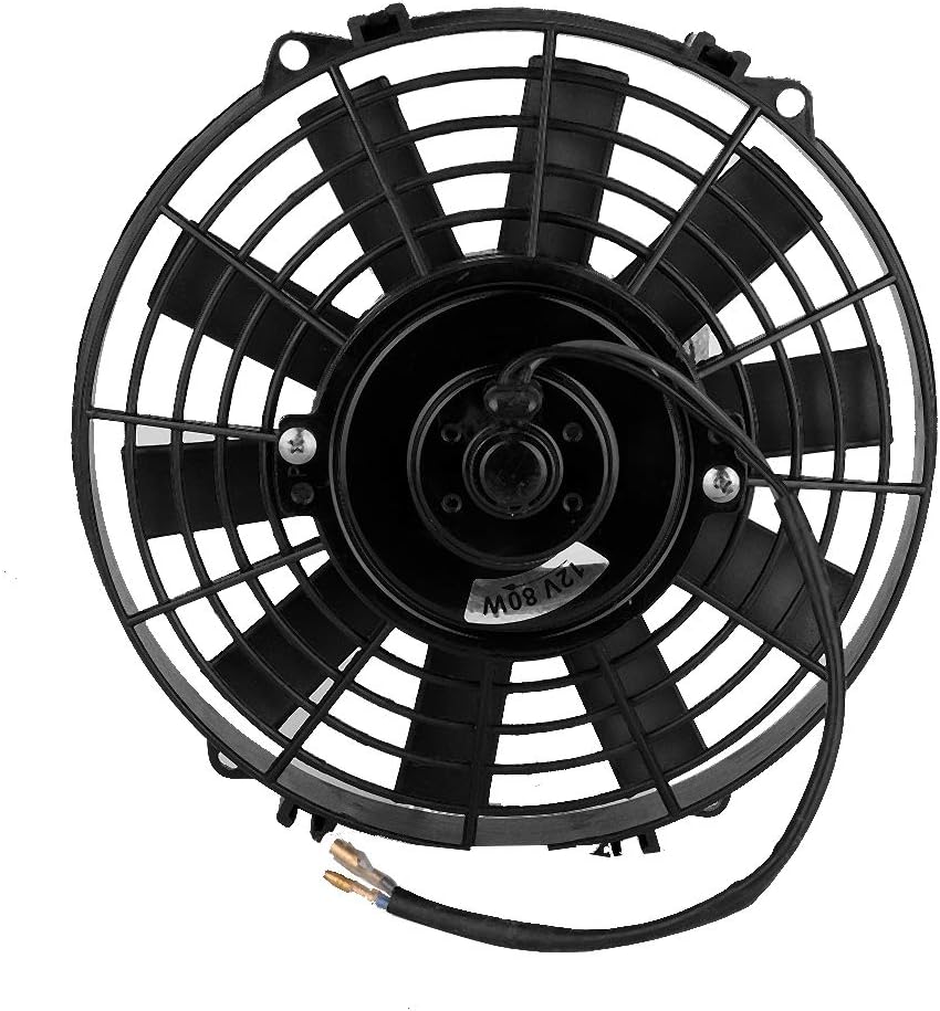 Kühlgebläse Kühler, Fydun 12V 80W 9inch Elektrolüfter Motorlüfter Kühlerlüfter Lüfter Universal Auto