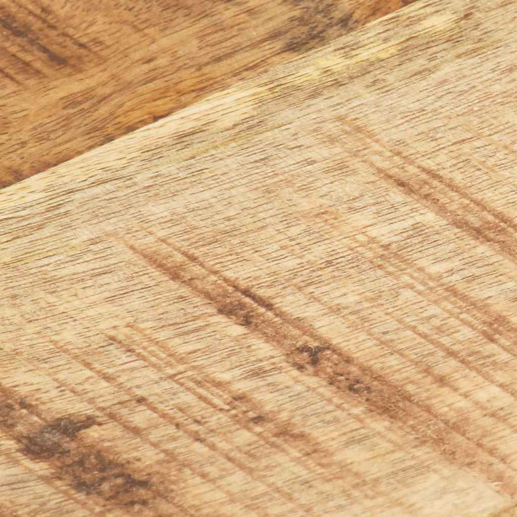 vidaXL Mangoholz Massiv Tischplatte Massivholzplatte Holzplatte Ersatztischplatte Holz Platte für Es