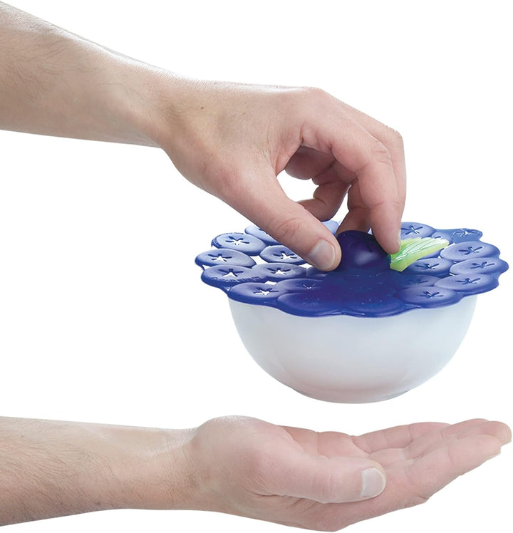 Charles Viancin - Blueberry Silikon-Deckel für die Aufbewahrung von Lebensmitteln - 15cm - BPA-frei