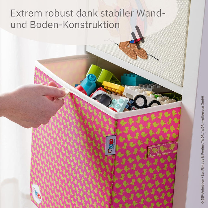 meets Bobo Siebenschläfer Aufbewahrungsbox mit Streuprint für Kinder – Box mit dem beliebten Siebens