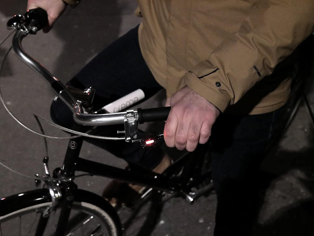 OVERADE OxiBrake Bremsendetektor-Griff – Verbinden Sie es mit einer Fahrradbeleuchtung der Oxi Serie