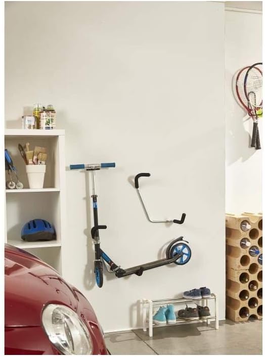 Unbekannt Mottez M057VMUR Wall Scooter Rack Grey and Black