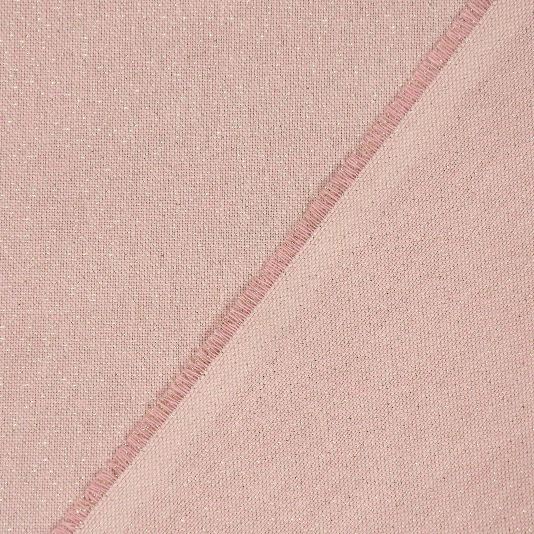 SCHÖNER LEBEN. Zugluftstopper Lurexeffekte Glamour Uni rosa Gold, Auswahl:100cm Länge ca. 100x15x15c