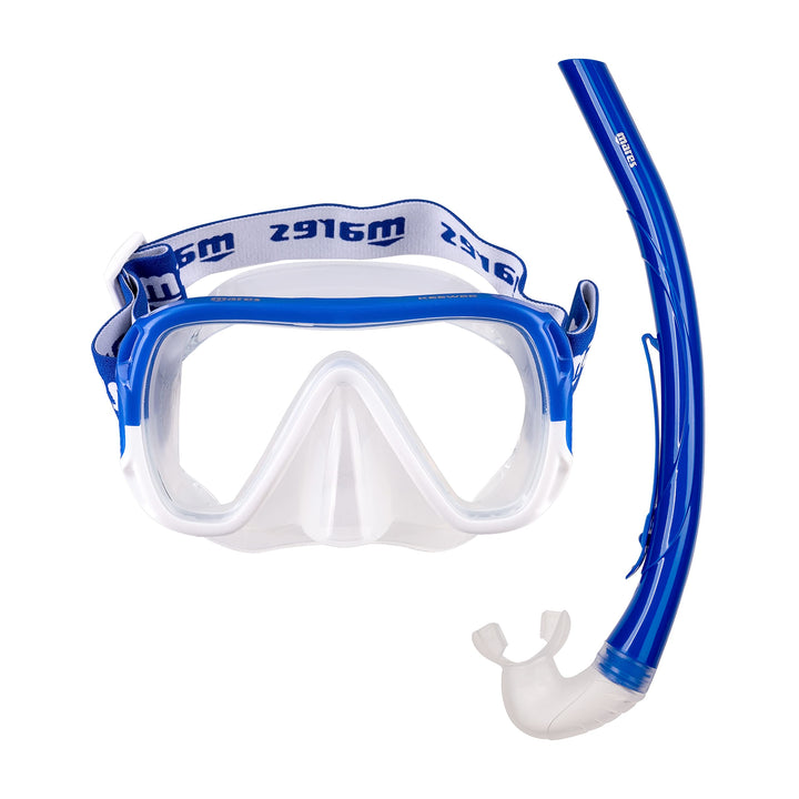 Mares Aquazone Combo Keewee, Combo bestehend aus Maske und Schnorchel für Erwachsene - Unisex Unisex