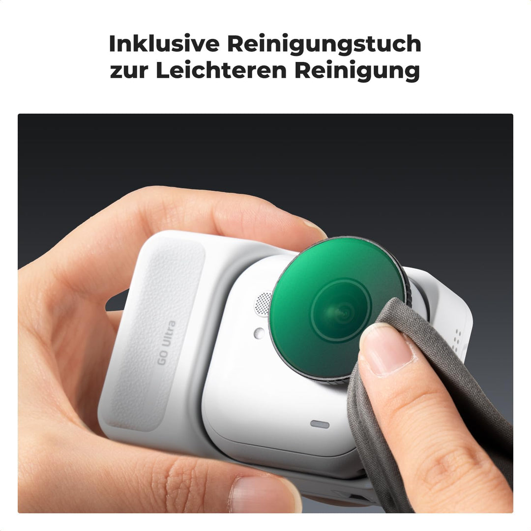 K&amp;F CONCEPT Black Diffusion 1/4 Filter Kompatibel mit Insta360 Go Ultra, Black Promist Filter für kr