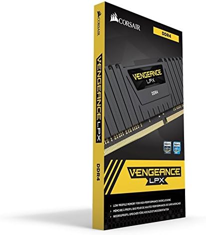 Corsair Vengeance LPX 8GB (1 x 8GB) DDR4 3600 (PC4-28800) C18 Arbeitsspeicher, AMD Ryzen optimiert -