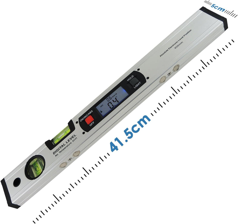 Winkelmesser Lineal Werkzeug Gauge Wasserwaage 42 cm 420 mm 41,9 cm lang digitalem Neigungsmesser pr