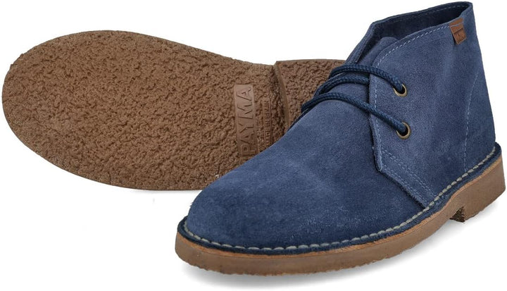 Safari Desert Boot aus WildLeder für Damen und Herren. Schuhe aus Spanien. Chukka Stiefeletten Schuh