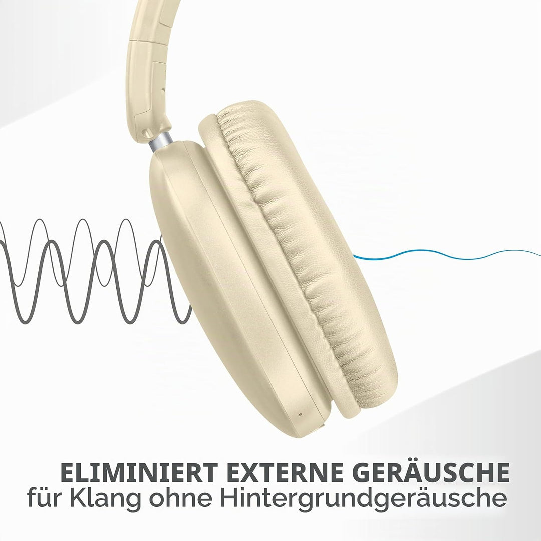 Music Sound MAXI3 Kabellose Over-Ear-Kopfhörer, Aktive Geräuschunterdrückung, Immersiver und Kristal