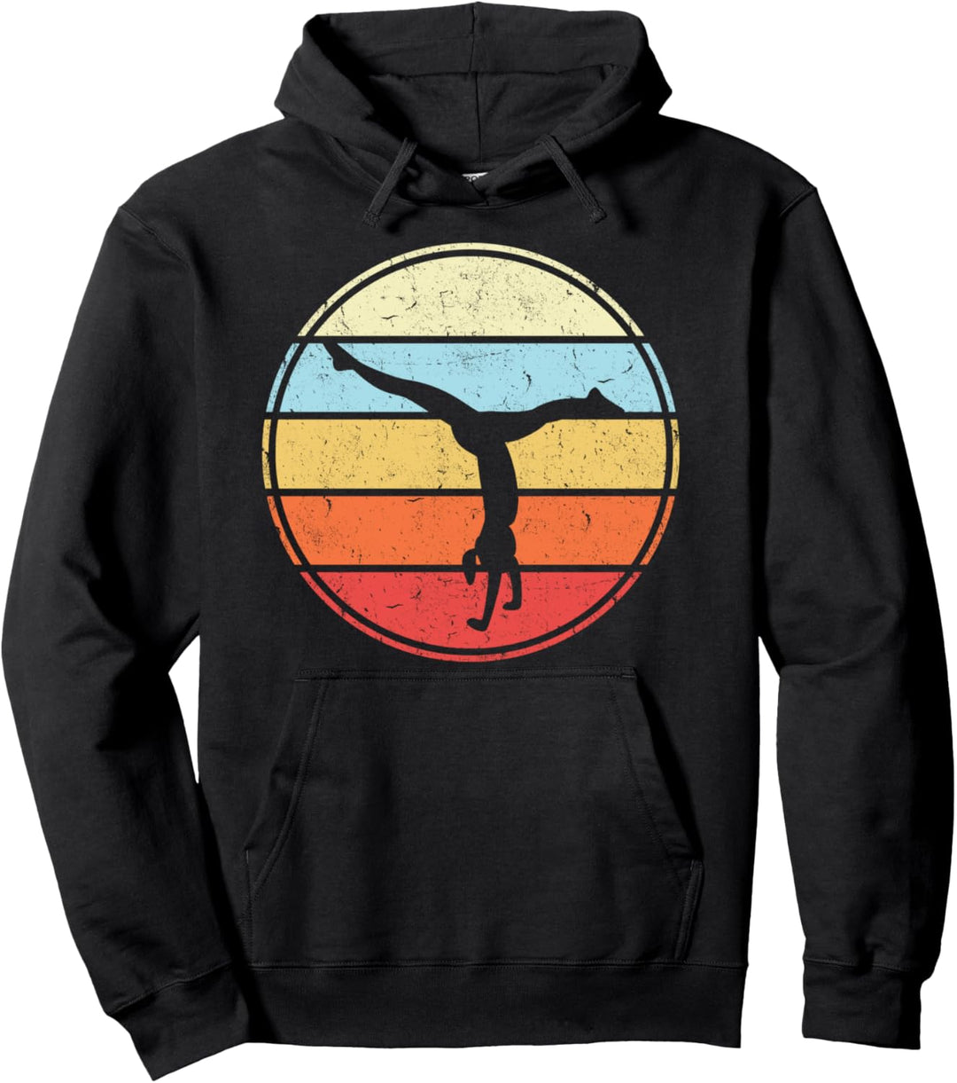 Vintage Gymnastik Funny Gymnastik Cartwheel Pullover Hoodie