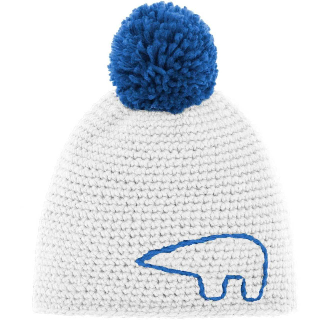 Eisbär Jay Pompon MÜ Einheitsgrösse White-Lapis/Lapis, Einheitsgrösse White-Lapis/Lapis