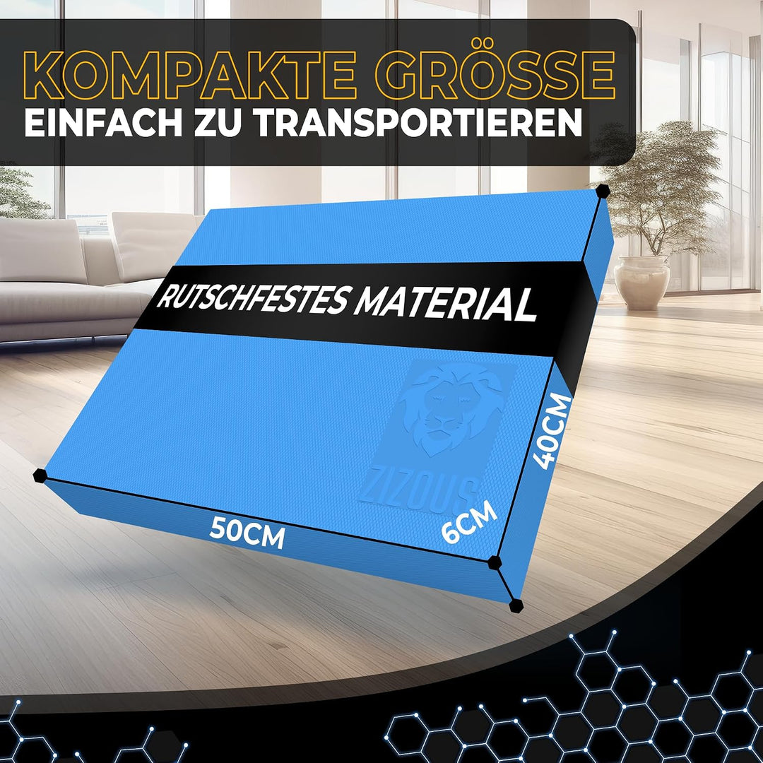 Balance Pad - Premium Balance Kissen für Gleichgewichtsübungen - Rutschfestes Balancekissen Physioth