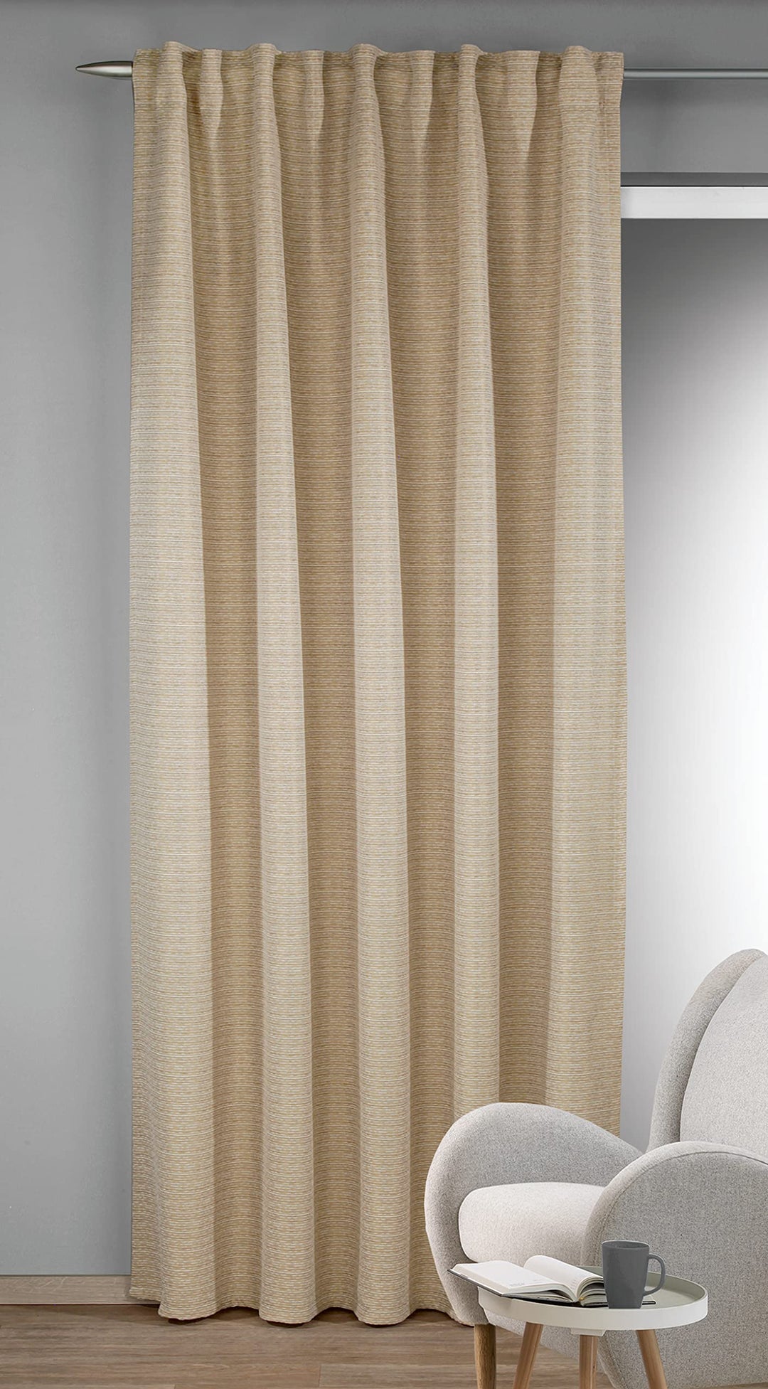 Albani Schal GB vd. Schlaufen/Adora / 245x135 cm, Polyester, Safran, Safran