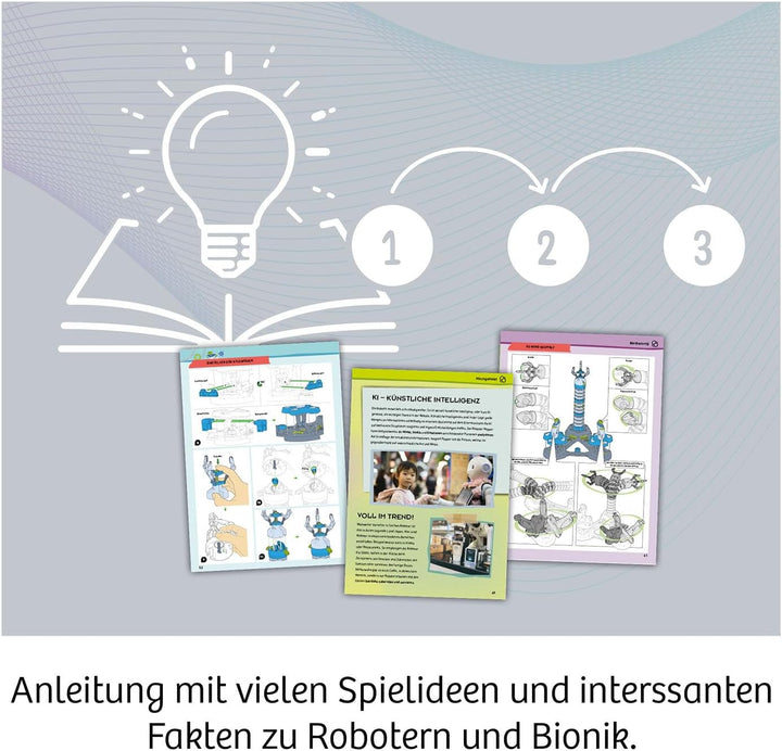 KOSMOS 621279 Bionic Robotic Arm, der Innovative Flex-Greifarm, Bausatz für Bionic Roboter, Einführu