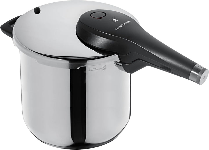 WMF Perfect Premium One Pot Schnellkochtopf Induktion 6,5l, Dampfkochtopf 22 cm, Cromargan Edelstahl