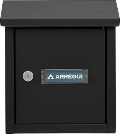 ARREGUI V4094 Durchwurfbriefkasten aus Verzinktem Stahl, Mauerdurchwurf Briefkasten in Grösse S (DIN