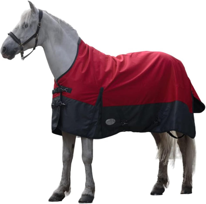 Pferdedecke 600D High Neck Weidedecke Winterdecke Regendecke Turnout : 150g Lavendel/Lila - 165 cm 1