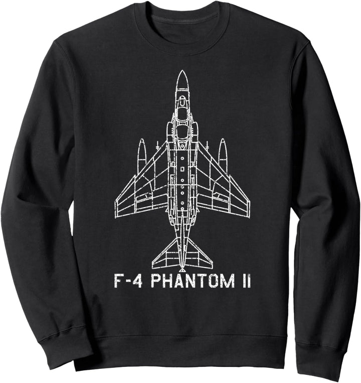 F-4 Phantom II Classic USA Kampfflugzeug Geschenk Sweatshirt