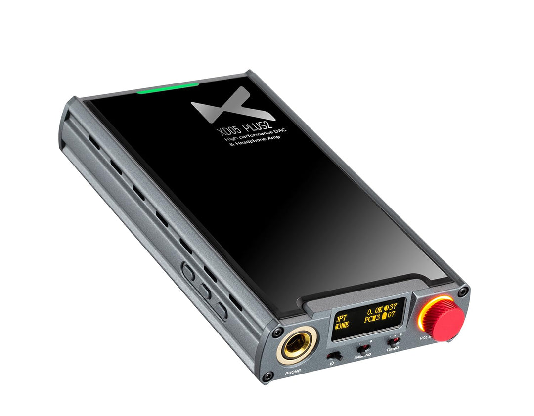 xDuoo XD05 PLUS2 Tragbarer DAC Kopfhörerverstärker - 1200mw Ausgangsleistung Bluetooth 5.1 USB-Unter