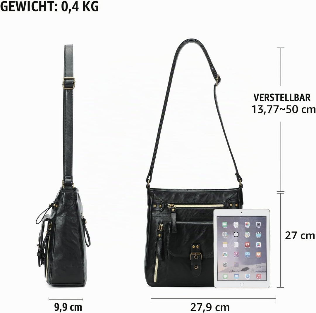 KL928 Tasche Damen Umhängetasche kleine Handtaschen Schultertasche Damentasche Damenhandtasche mitte