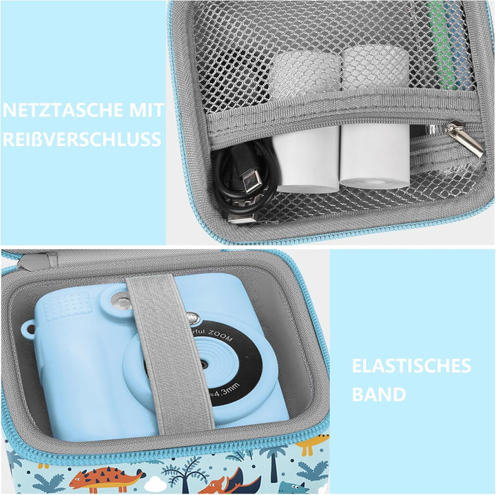 Leayjeen Kinderkamera Tasche Kompatibel mit HiMont/GREENKINDER/Hiievpu/CalineGam/Gofunly/AMCLID/ulew