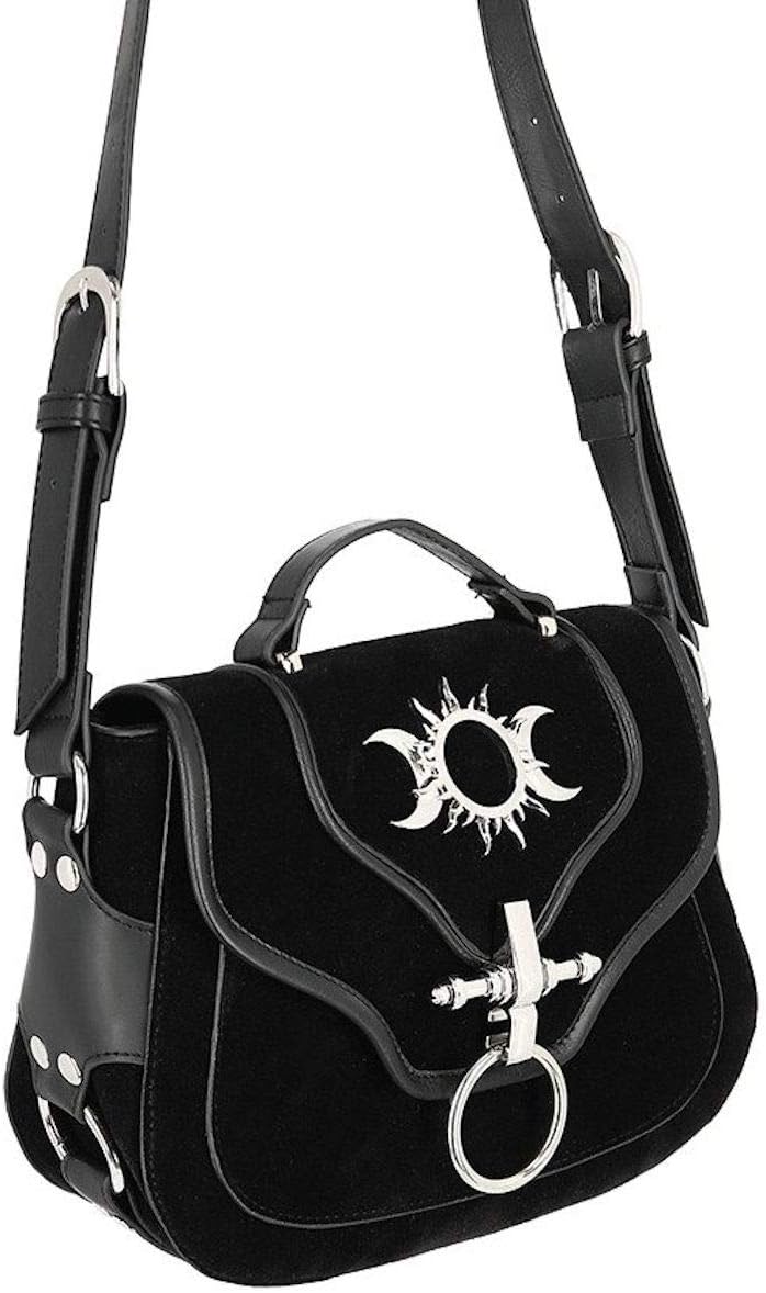 Restyle Damen Triple Goddess Satteltasche - Schwarz, One Size