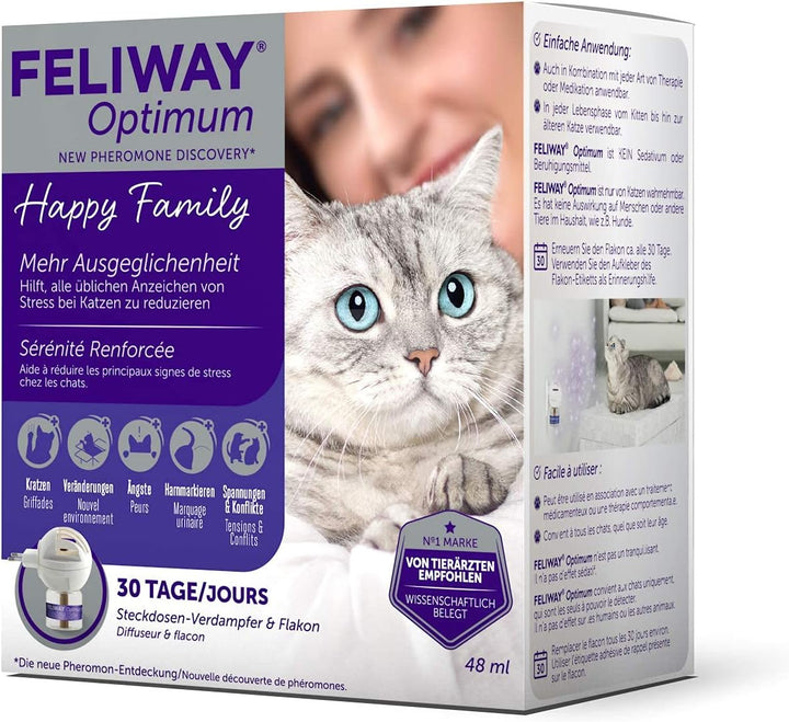 generisch Feliway Optimum Start-Set von Ceva - Doppelpack - 2 x Stecker & 2 x 48ml Flakon