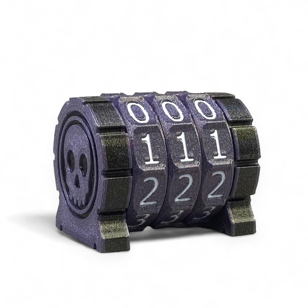 Life Counter Health Tracker für Brettspiele, TTRPGs und Kartenspiele mit Totenkopf-Symbol, kompatibe