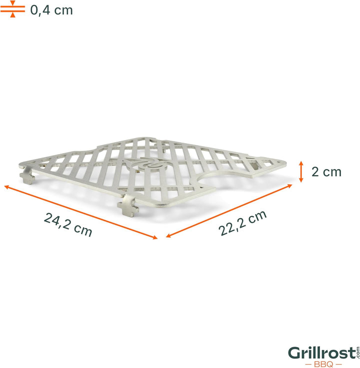 Edelstahl INOX Grillrost passend für Napoleon kleine Sizzle Zone Rogue/Freestyle/Legend Rost Napoleo