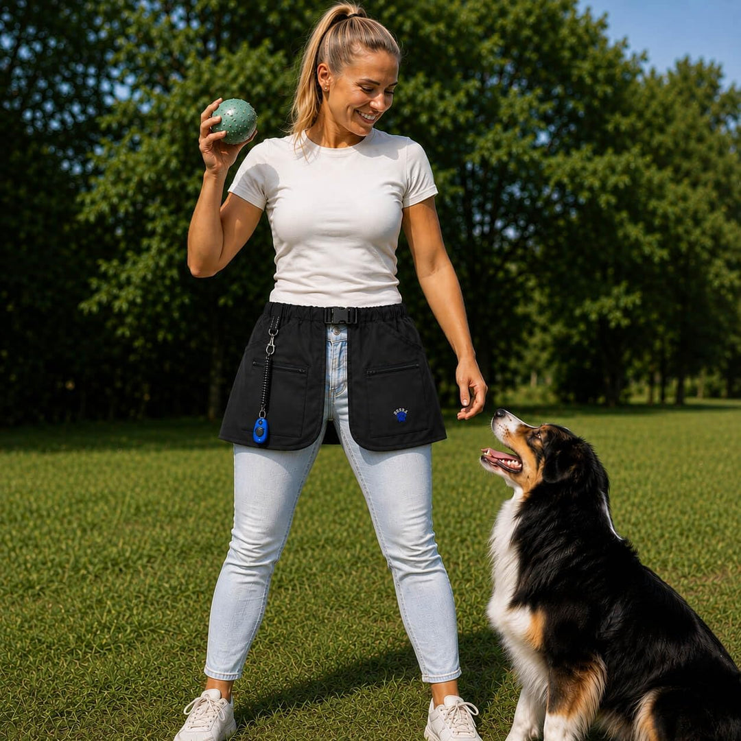 Berra Hundesportweste Trainingsgürtel halbe Weste Trainingsweste Dummyweste S = 108cm Schwarz, S = 1