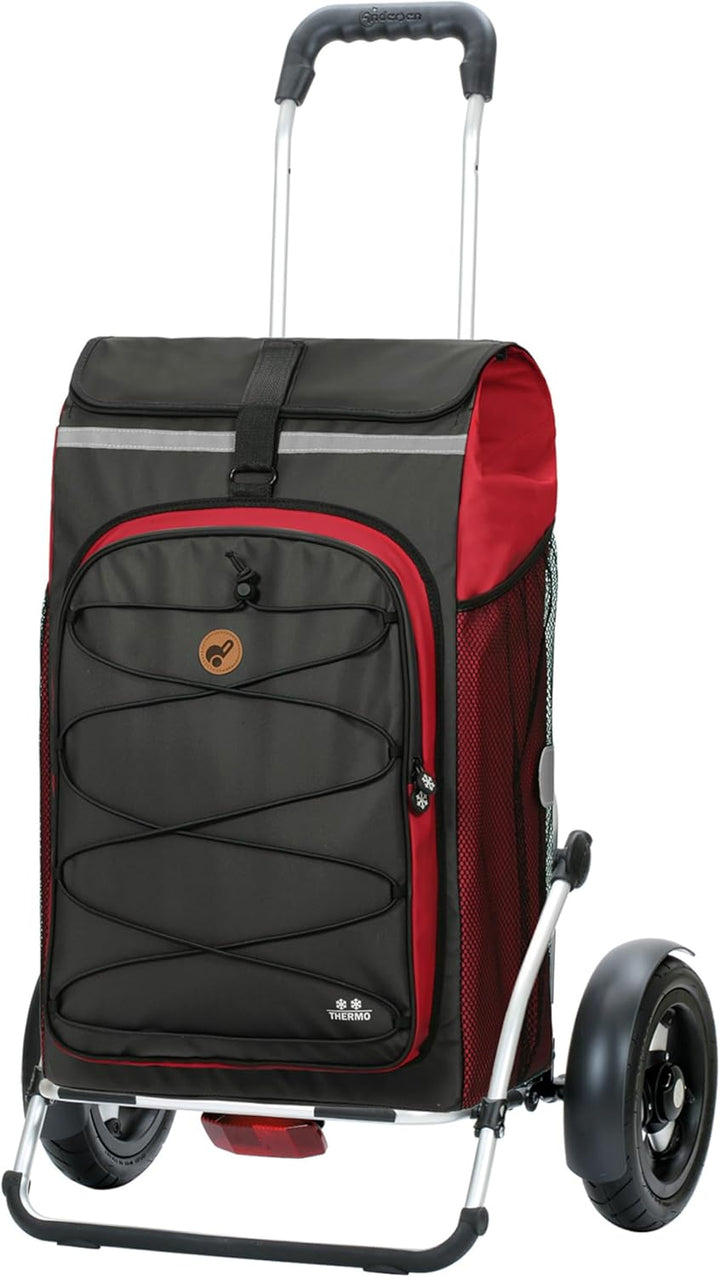 ANDERSEN Einkaufstrolley - Royal Shopper Plus Fado 2.1 rot 74 L Einkaufswagen, Freizeit, Thermo, XXL