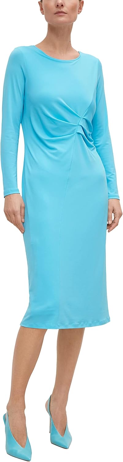 comma Damen Kleid 34 Blau 6242, 34 Blau 6242