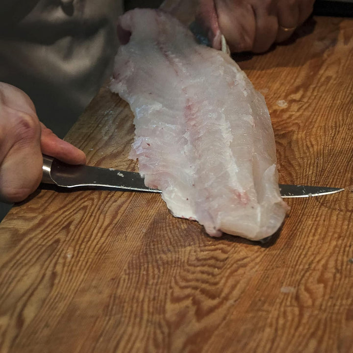 KOTAI Fischmesser| Seezungenfilet| Flexible 20-cm-Klinge| Ideal zum Filetieren von Fischen| Von Hand