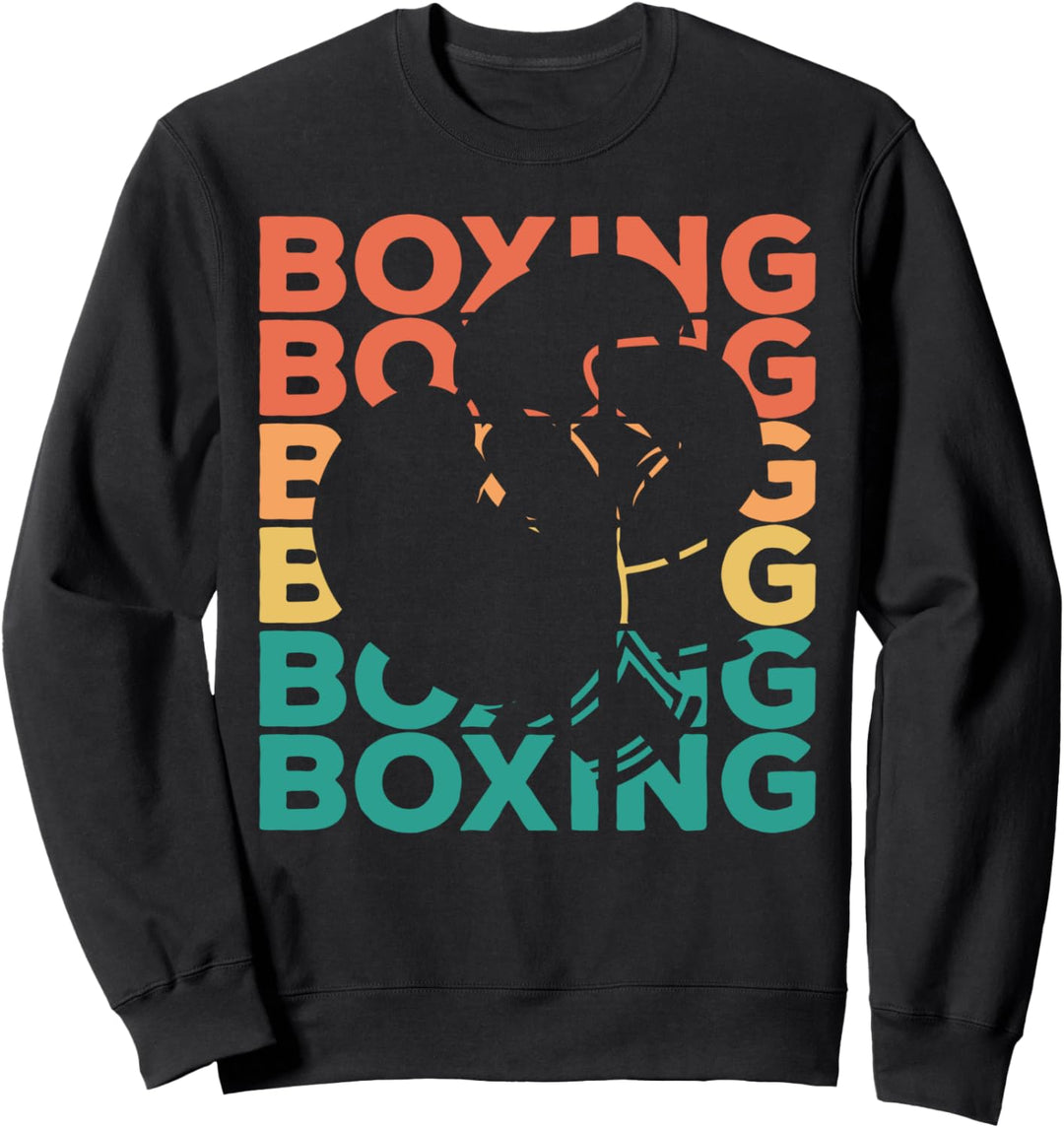 Retro Vintage Boxen Geschenk für Boxer Sweatshirt